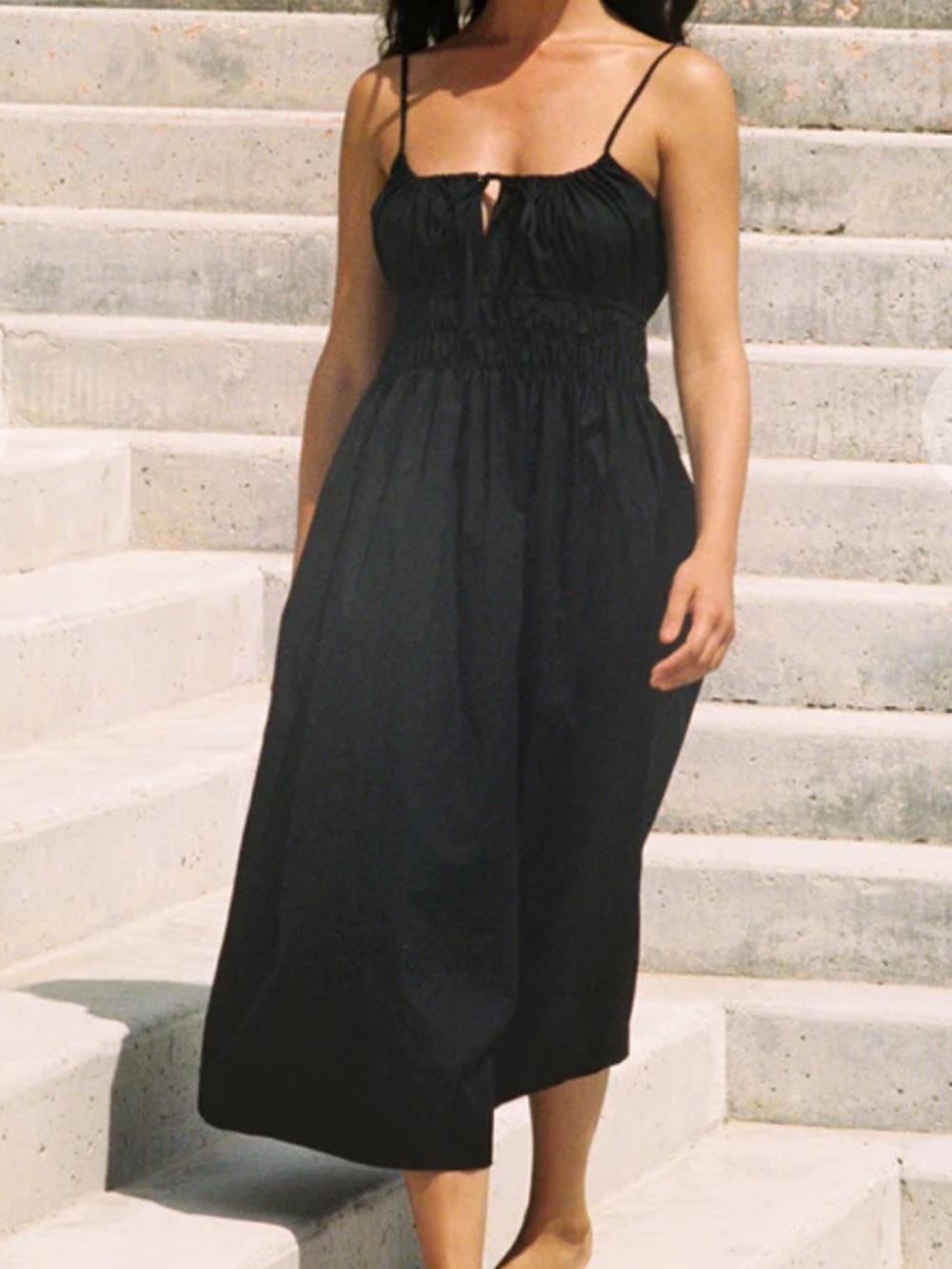 Ciao Lucia *NWT* Gabriella Poplin Dress in Black